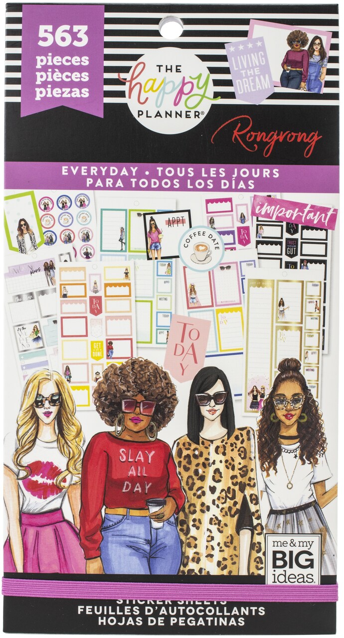 Happy Planner X Rongrong Sticker Value Pack-Functional